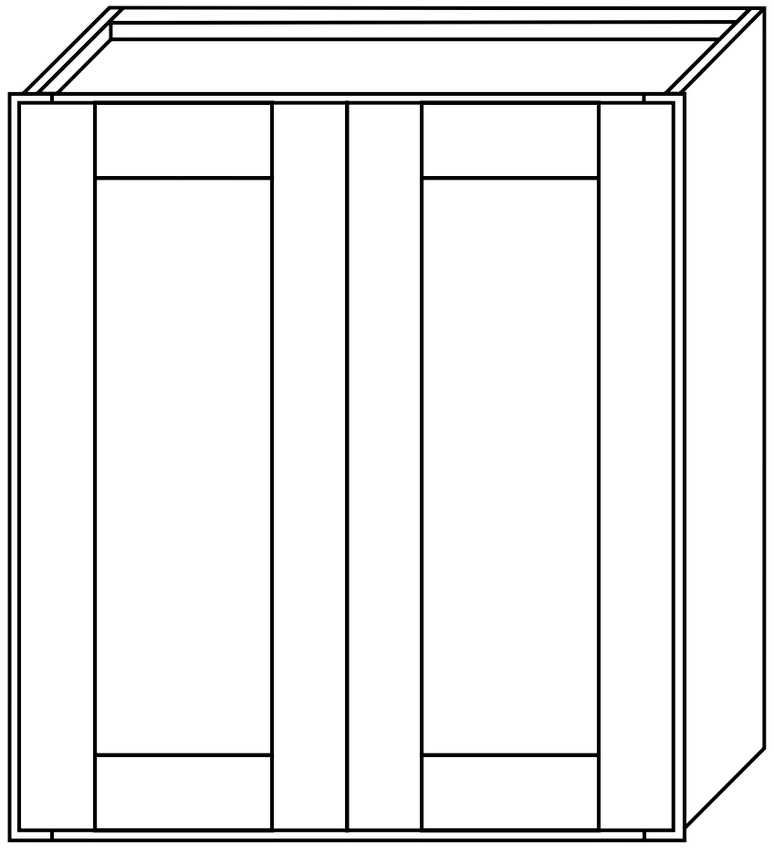 Framed Wall Cabinets 24-42