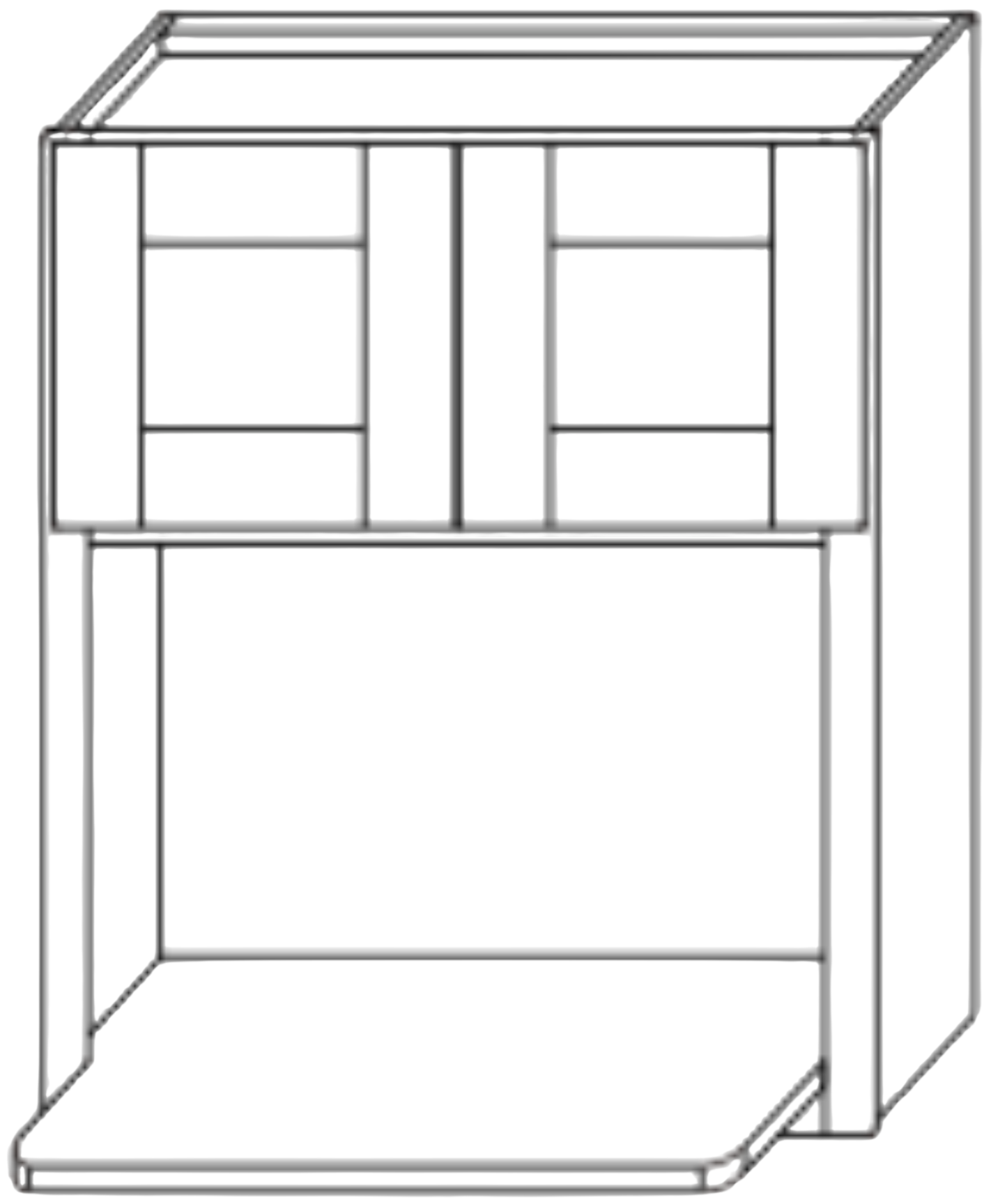 Framed Wall Microwave Cabinets 27-30