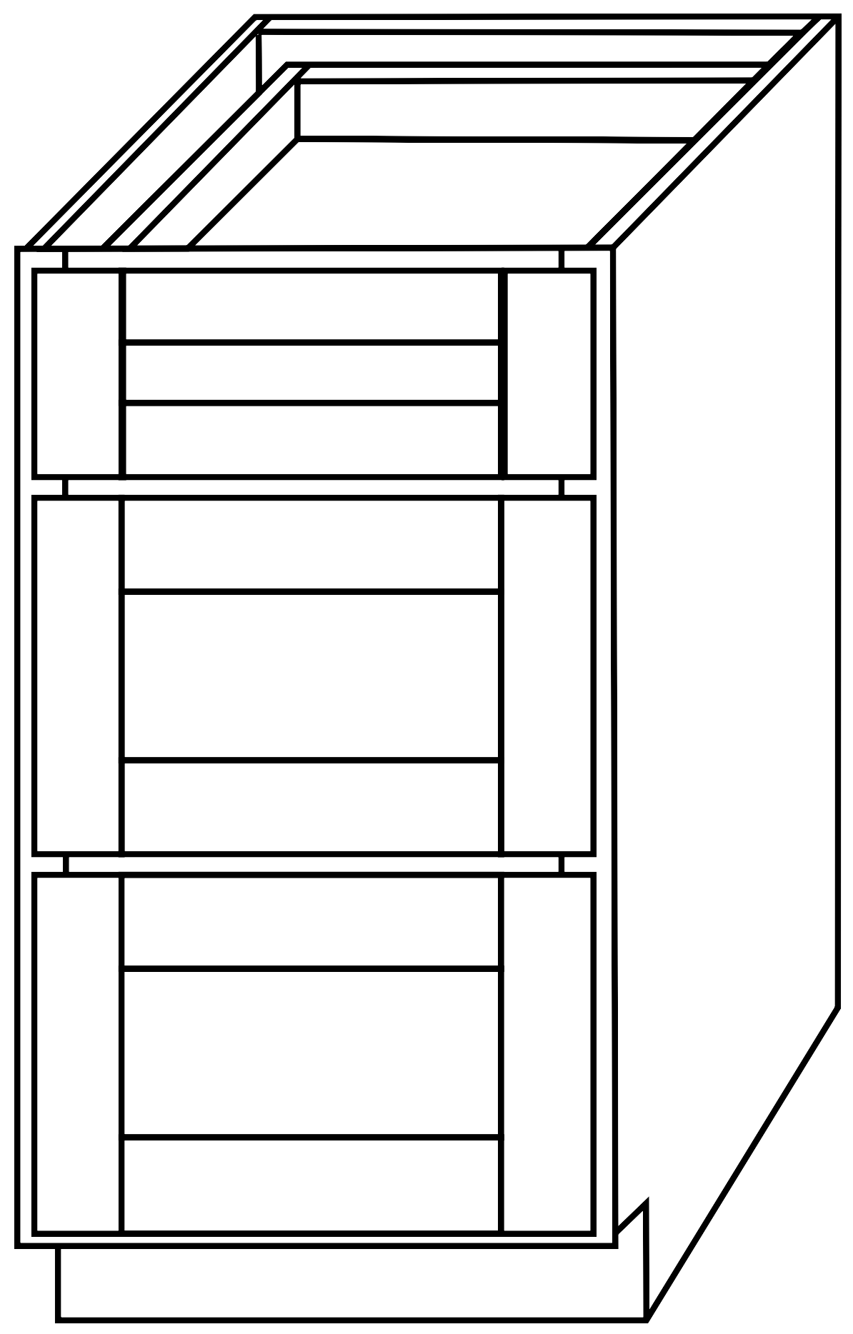 Framed Drawer Base Cabinets 12-36