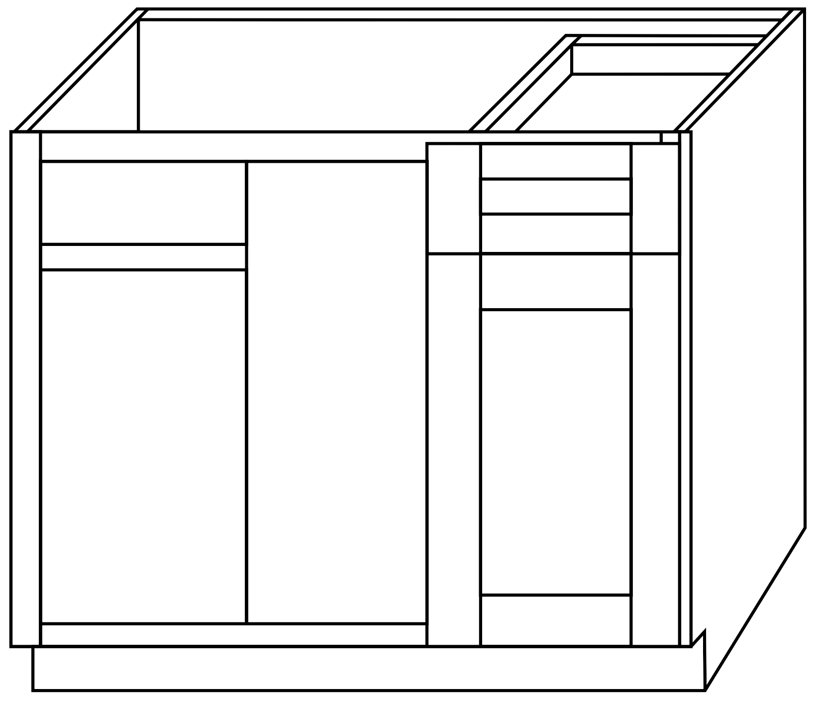 Framed Base Blind Cabinets 36-45
